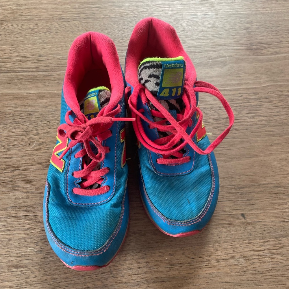 Kids Neon New Balance Sneakers